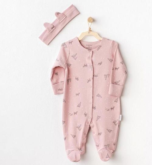 Puppy Gazelle Bebe Tulum Takım Pink