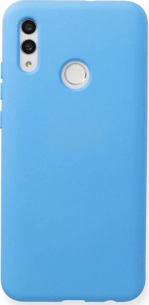 Huawei P Smart 2019 Kılıf Nano içi Kadife Silikon - Mavi