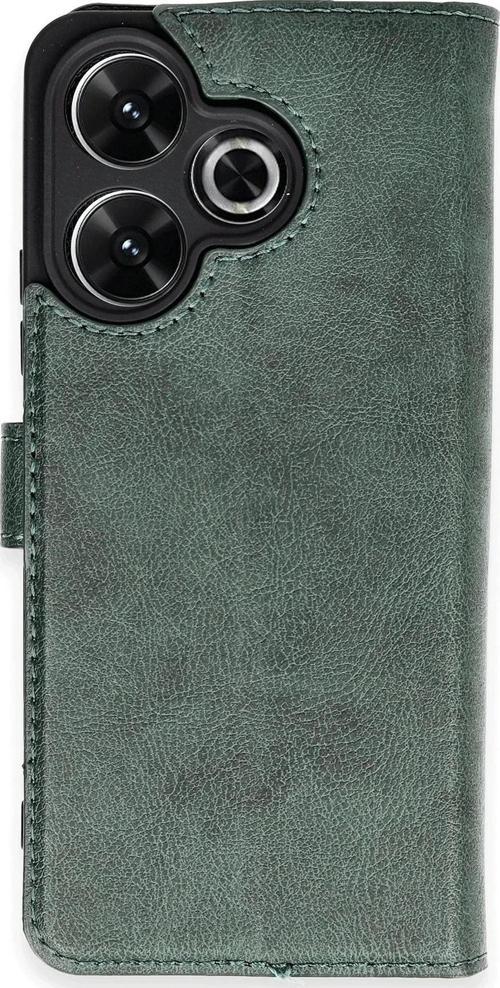 Xiaomi Redmi 13 4G Kılıf Trend S Plus Kapaklı Kılıf - Yeşil