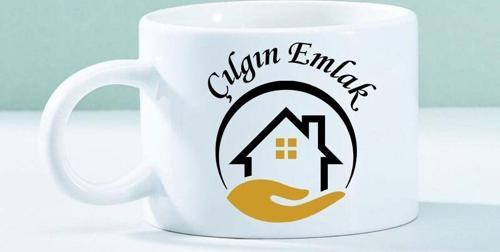 Kurumsal Firmalara Özel Logolu Seramik Motto Kahve Fincanı