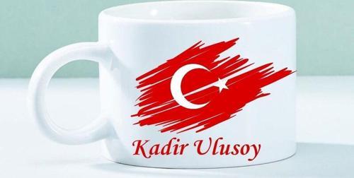 Kişiye Özel Ay Yıldız Tasarımlı Motto Kahve Fincanı – Hediye ve Özel Günler İçin Şık Tasarım