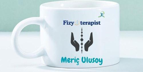 Kişiye Özel Fizyoterapist Temalı Motto Kahve Fincanı – Mesleğe Özel Şık Tasarım