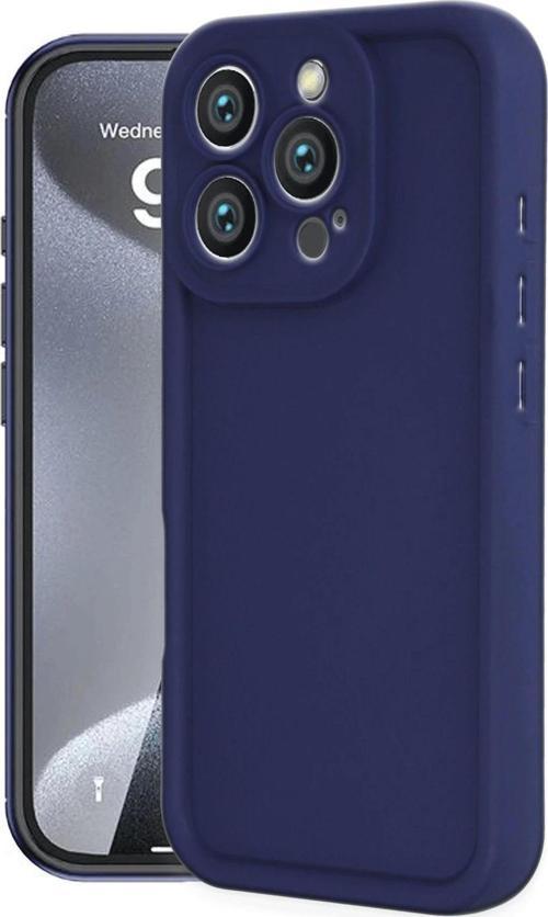 iPhone 16 Pro Max Kılıf Viera Silikon - Lacivert