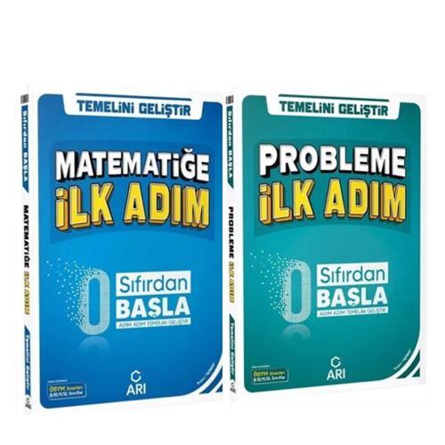 Arı Yayınları 0 Sıfırdan Başla Matematiğe ve Probleme İlk Adım Seti 2 Kitap