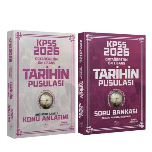 CBA Yayınları 2026 KPSS Lise Önlisans Tarihin Pusulası Konu ve Soru Seti 2 Kitap