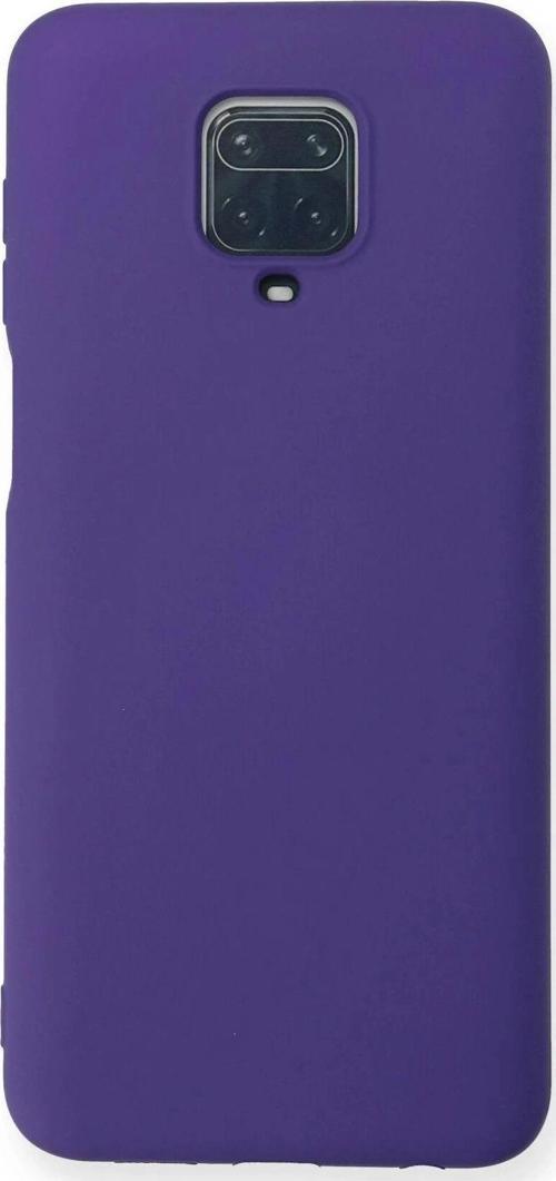 Xiaomi Redmi Note 9 Pro Kılıf Nano içi Kadife Silikon - Mor