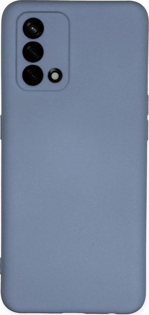 Oppo A74 4G Kılıf Nano içi Kadife Silikon - Gri