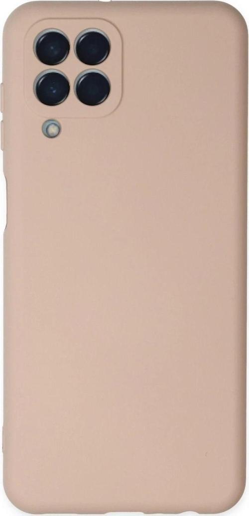 Samsung Galaxy M33 Kılıf Nano içi Kadife Silikon - Pudra