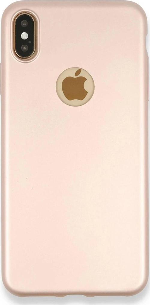 iPhone XS Max Kılıf First Silikon - Rose Gold