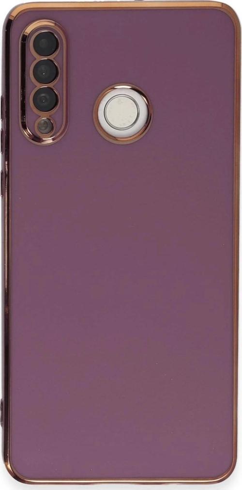Huawei P30 Lite Kılıf Volet Silikon - Mor