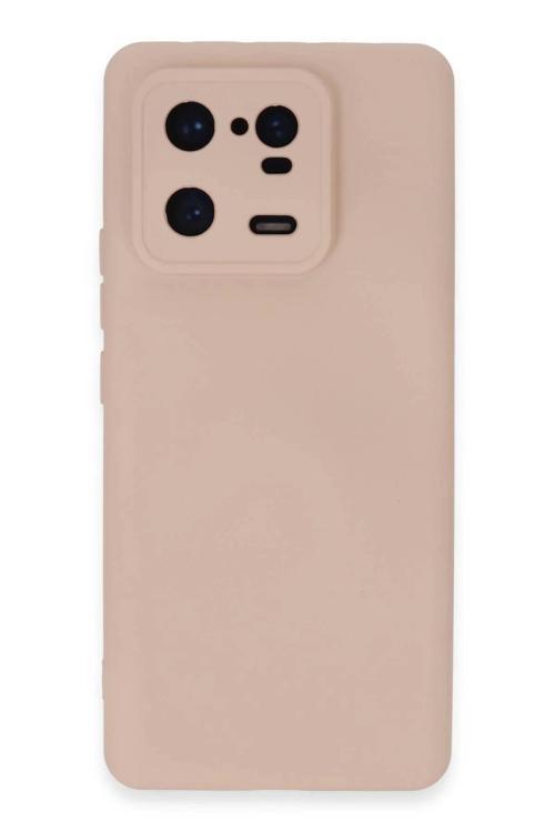 Xiaomi Mi 13 Pro Kılıf Nano içi Kadife Silikon - Pudra