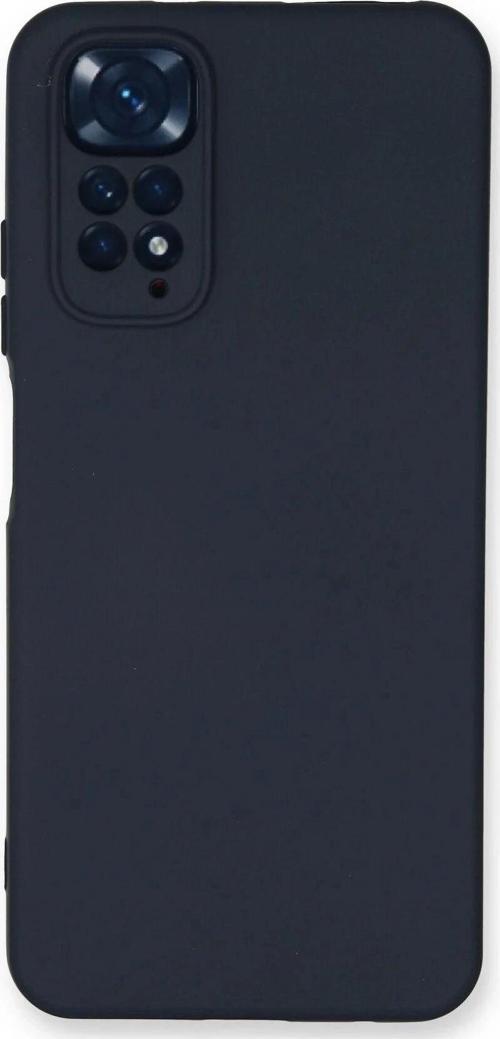 Xiaomi Redmi Note 11 Kılıf Nano içi Kadife Silikon - Lacivert
