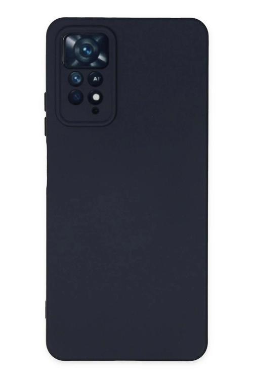 Xiaomi Redmi Note 11 Pro Kılıf Nano içi Kadife Silikon - Lacivert