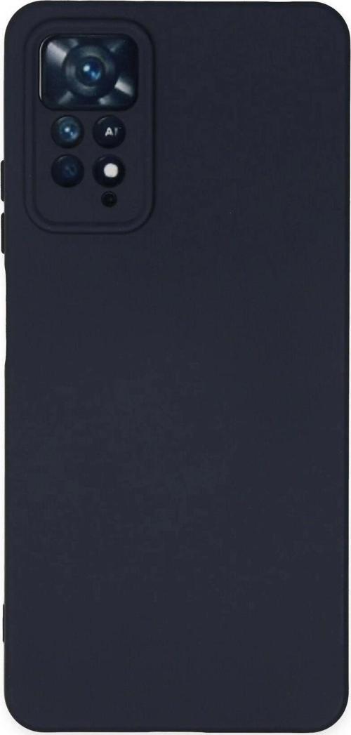 Xiaomi Redmi Note 11 Pro Kılıf Nano içi Kadife Silikon - Lacivert