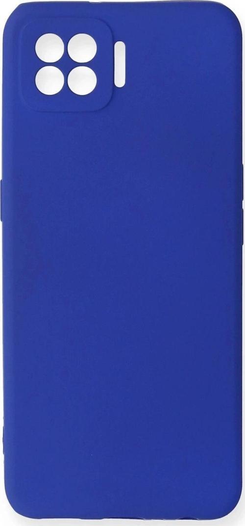 Oppo A73 Kılıf First Silikon - Mavi