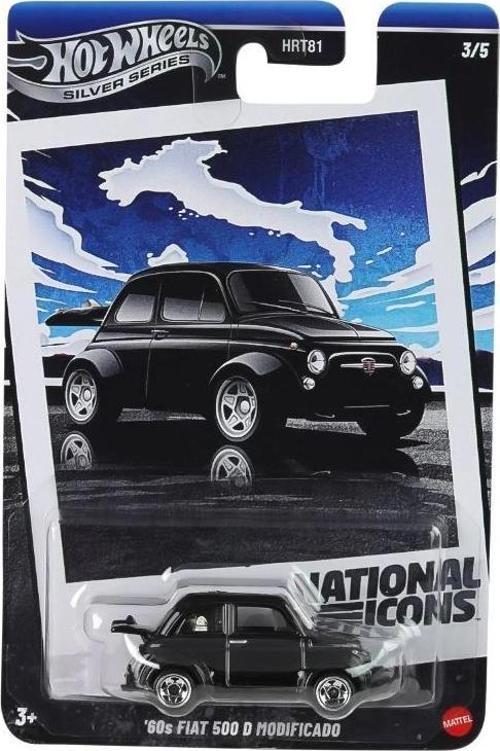 Hot Wheels Silver Series 60s Fiat 500 D Modificado JBY88