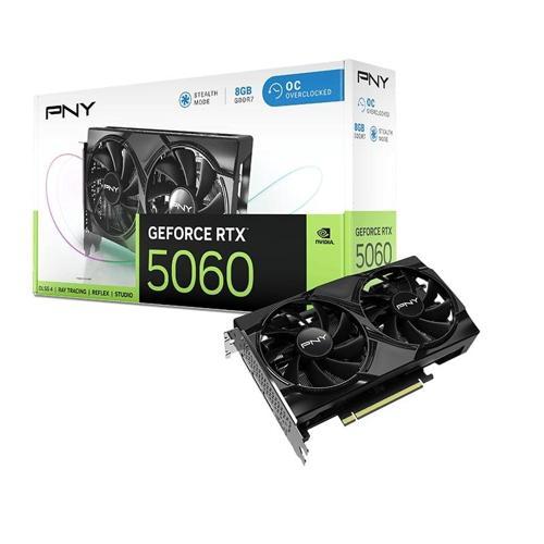 GeForce RTX 5060 8GB OC GDDR7 128Bit Dual Fan Siyah Gaming (Oyuncu) Ekran Kartı (VCG50608DFXPB1-O)