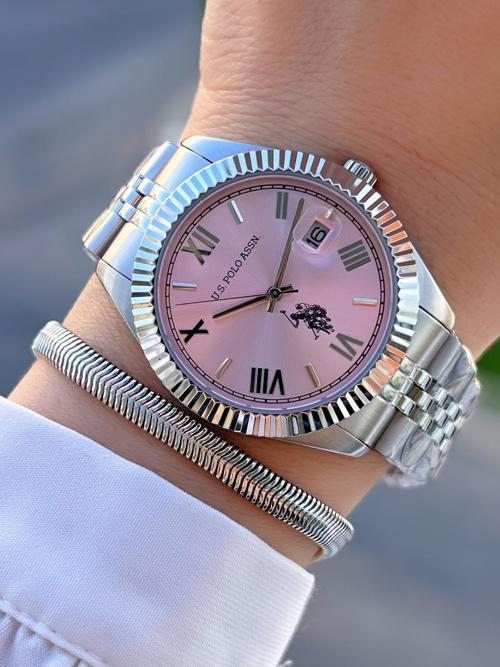 U.S.Polo Assn. Çelik Kordon Ve Kasa Kararma Renk Atma Yapmaz 2 Yıl Garantili Kadın Kol Saati MDL.02