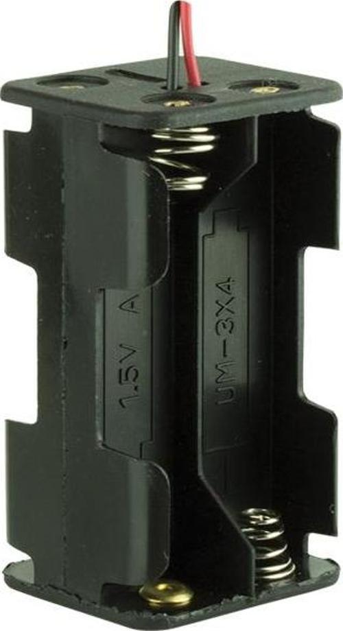 PİL YUVASI AA 4LÜ  ÜSTÜSTE (IC-234)-Findit