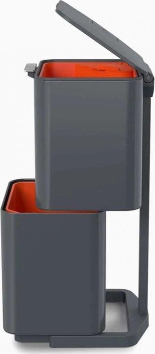 JJ Totem 60 Lt Akıllı Mutfak Atık/Çöp Kovası -Grafit