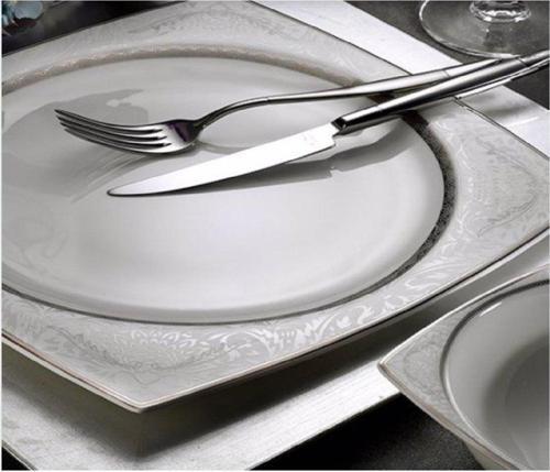 Bone Square 60 Parça 12 Kişilik Yemek Takımı -  31016