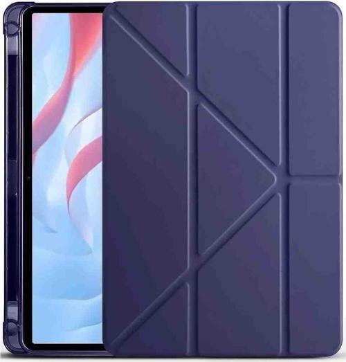 Honor Pad X9A Uyumlu 11.5" Fuchsia Trifolding Kalem Bölmeli Standlı Tablet Kılıfı