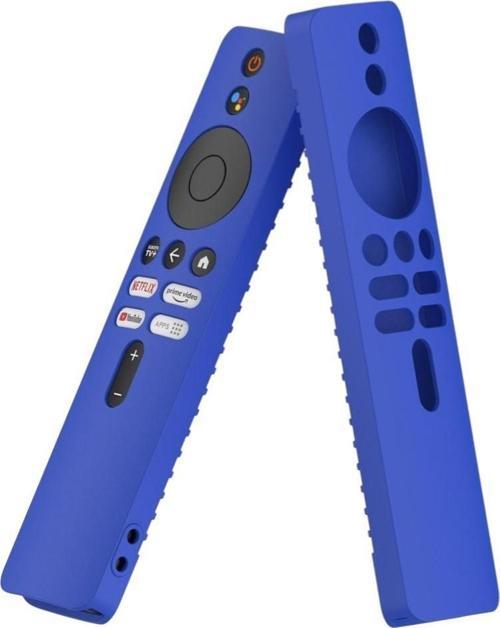 Xiaomi XIMR-M8 4S 4K MiBox Kumanda Uyumlu Silikon Koruma Kılıfı - Mavi