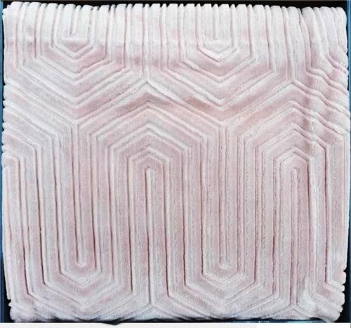Prestige Kalın Embos Tek Kişilik Battaniye (160x220)-Cameo Rose