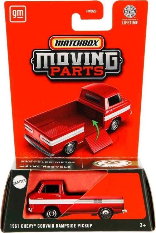 Matchbox 2025 1:64 Arabalar 1961 CHEVY CORVAIR RAMPSIDE PICKUP JBW95