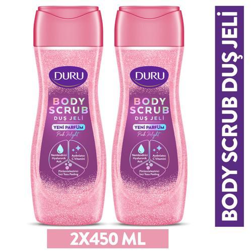 BODY SCRUB PINK DELIGHT DUŞ JELİ 2X450 ML