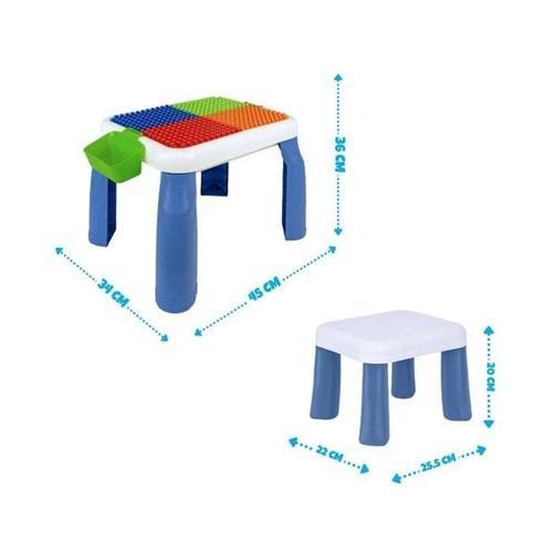 Büyük Boy Sandalyeli Bi-Blok Masa - Oyun Masası (BLOKSUZ) URT035-001