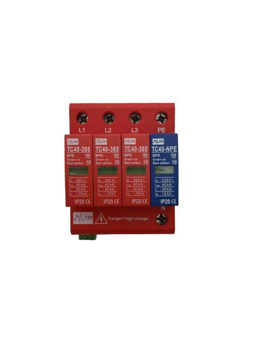 Aşırı Gerilim Koruyucu Trifaze Parafudr 385V 40kA 4P
