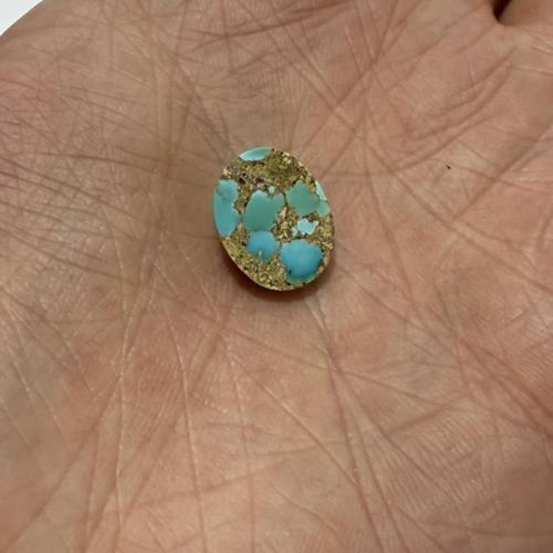 Doğal İran Nişabur Firuze (Turkuaz) Taşı  6,5 Karat - 1,29 Gram