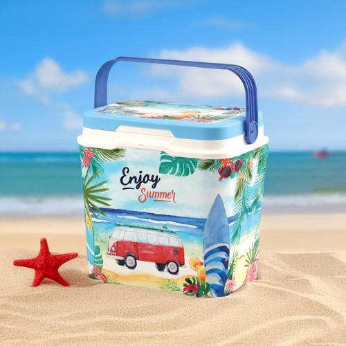 Baggycool Baskılı Taşınabilir Buzluk 13L