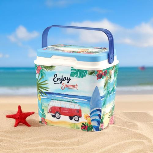 Baggycool Baskılı Taşınabilir Buzluk 13L