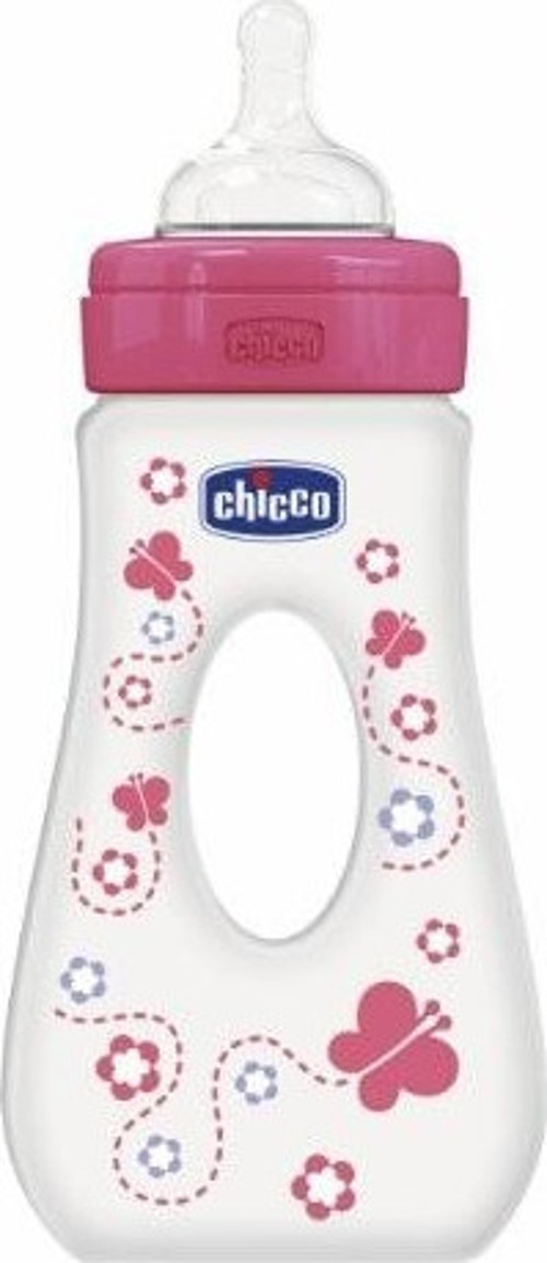 Seyahat Biberonu 240 ml Silikon Kız (PP)