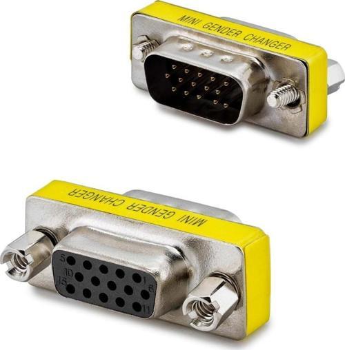 Büro Ev Ofis Network Dönüştürücü için Silver Mini  Gender Vga To Vga F Çevirici