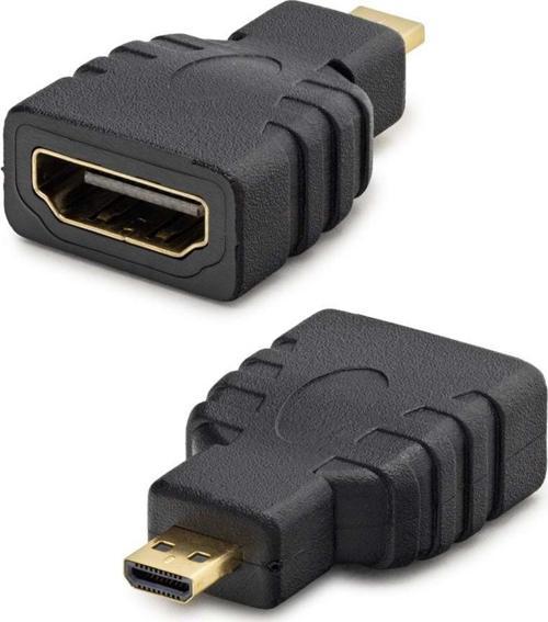 Büro Ev Ofis Network Dönüştürücü için Siyah Hdmı Mıcro To Hdmı F Çevirici