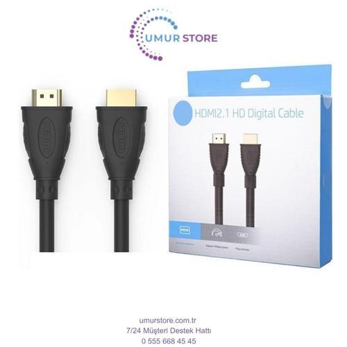 DHC-HD02-02M HDMI 2.1 Yüksek Hızlı 48 Gpbs 8K(7680 x 4320) 2m Kablo