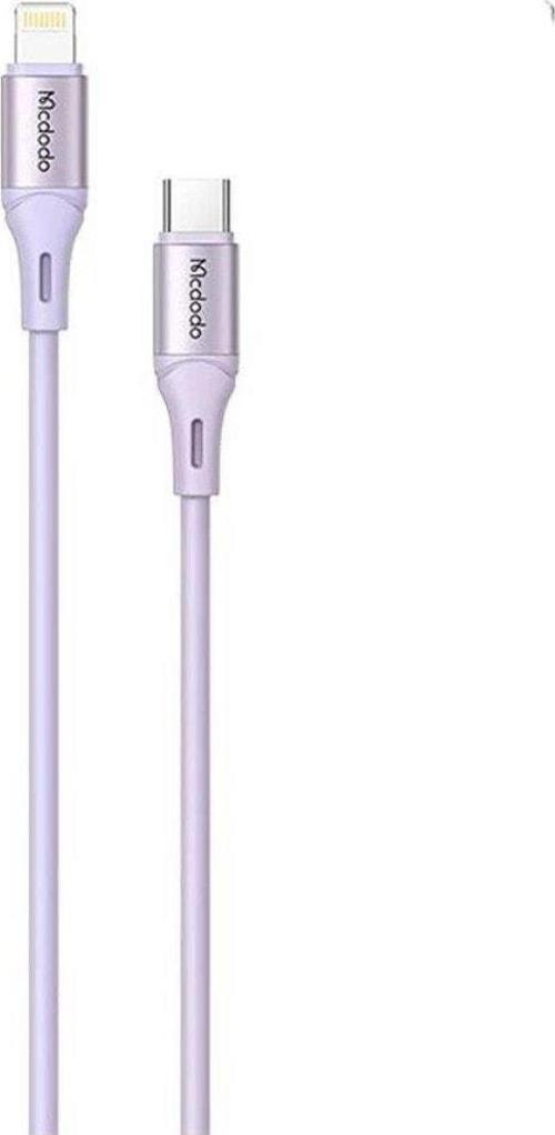 Ca-1863 Typec To Iphone Pd 36w Hızlı Data-şarj Kablo 1.2m Mor