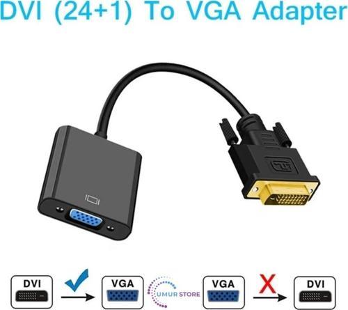 DVI To VGA 24+1 Dvi-D Dijital - VGA Dönüştürücü DVI In - VGA Out