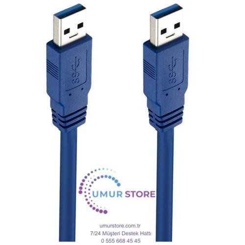 USB 3.0 Erkek Erkek Kablo 60 cm USB 3.0 Kablo