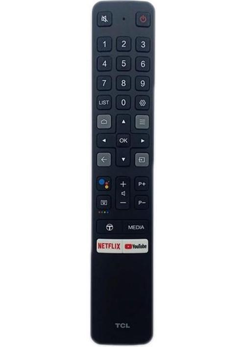 Sesli Kontrol Uzaktan Kumandası, Tcl Sesli LCD LED Tv Için Uzaktan Kumanda RC901V Netflix Youtub