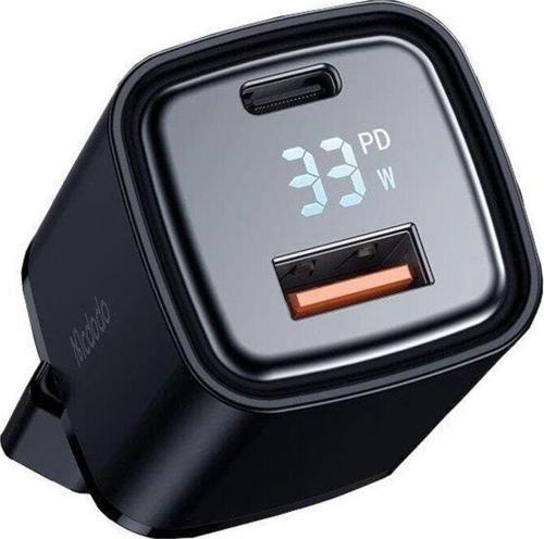 Ch-1701 Dijital Ekran 33w Usb Typec Girişli Hızlı Şarj Adaptörü
