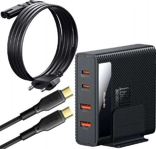 Ch-1802 100w Usb Typec Giriş Powigan Hızlı Şarj Adaptörü Kablo - Siyah