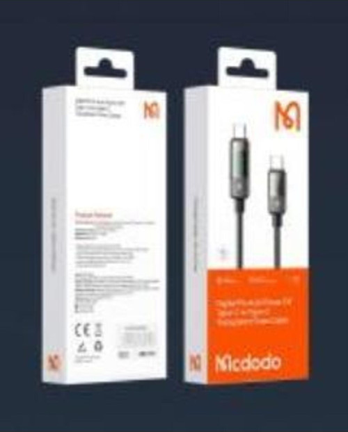 Mcdodo CA-3610 100W TypeC TypeC Hızlı Şarj Data Kablo 1.2m-Siyah 5