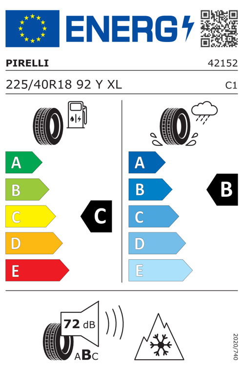 Cinturato All Season Plus 225/40R18 92Y XL M+S 3PMSF Otomobil 4 Mevsim Lastiği (Üretim Yılı: 2024)