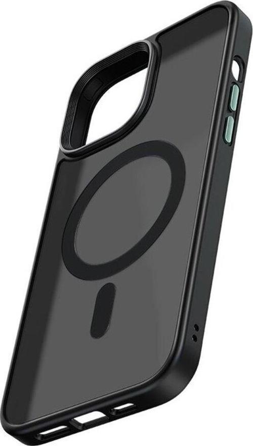 Iphone 14 Pro Uyumlu Mat Siyah Magsafe Kılıf Pc-3102