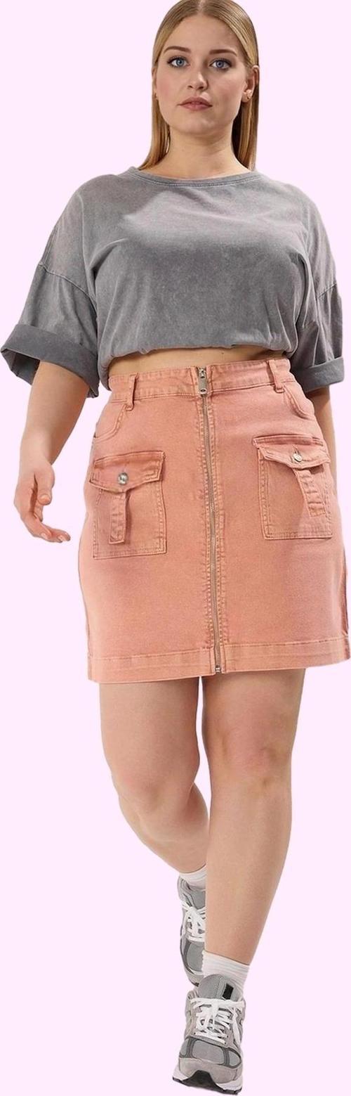 Kadın Denim Mini Etek A line Siluet Yüksek Bel Günlük Kombinler Yaz Aylarının Vazgeçilmezi