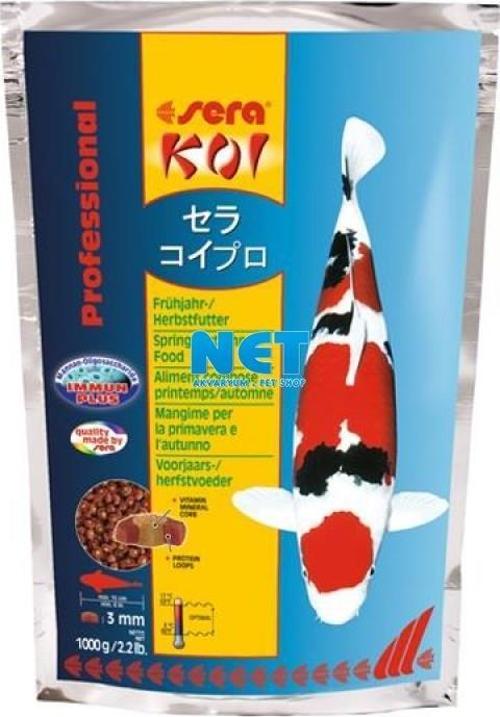 Koi Profesyonel İlkbahar-Sonbahar Yemi 1 kg